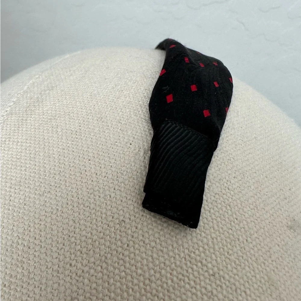 CUSTOM, ONE-OF-A-KIND VERSACE SILK TIE HEADBAND